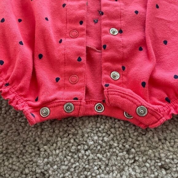 Carter's Baby Girls' Snap Up Cotton Romper 3M NWOT - Picture 5 of 16